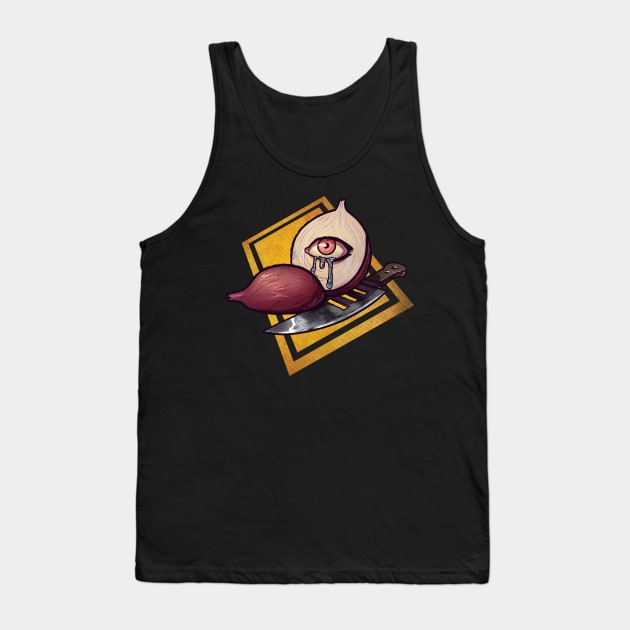 Cutting Onions Tank Top by OssuanArt